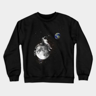 Space Social Distancing Crewneck Sweatshirt